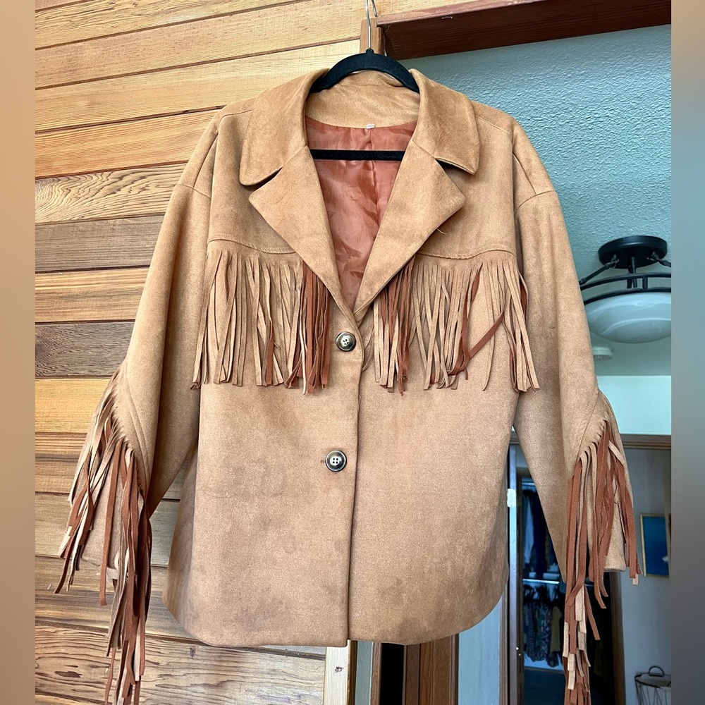 Suede Fringe Western Jacket